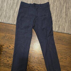 Perry Ellis Portfolio 29x30 Slim Fit Navy Dress Pants